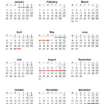 Calendar Tokyo Piano School