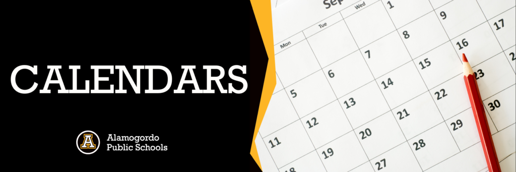 Calendars Alamogordo Public Schools