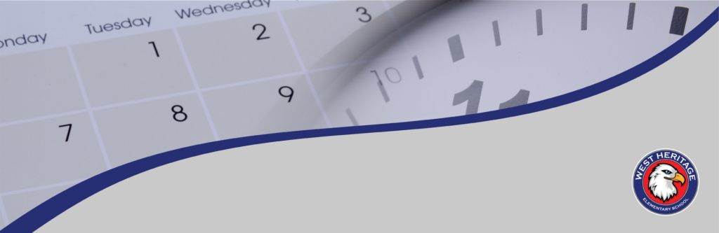 Calendars Schedules West Heritage Elementary School