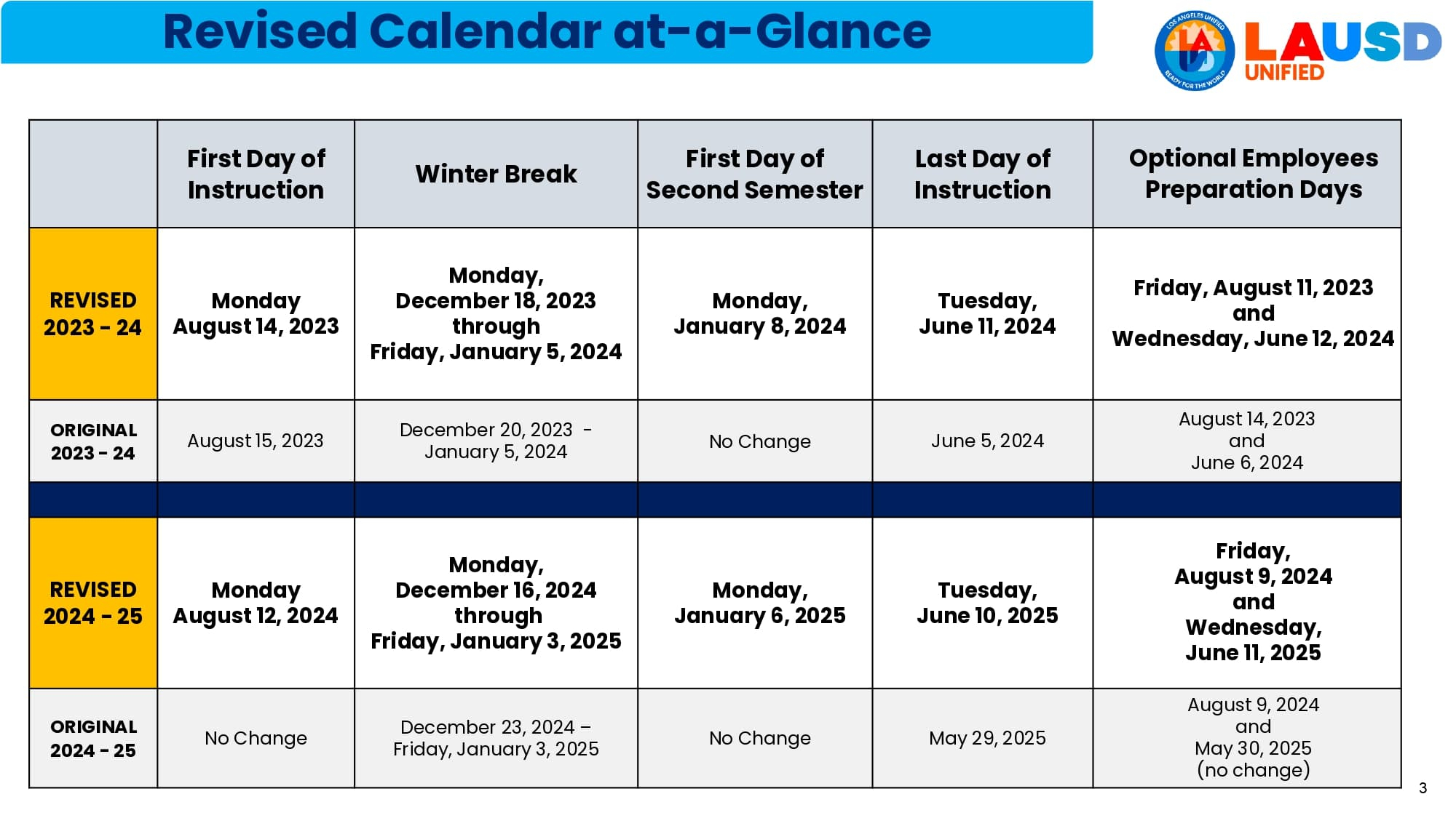 Carmel Unified Calendar Printable