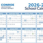 Conroe ISD Board Of Trustees Approves The 2026 2027 School Calendar Hello Woodlands