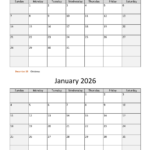 December 2025 And January 2026 Calendar WikiDates