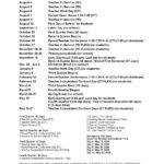 District Calendar Mountain Home Public Schools