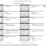 District Calendar NECSD