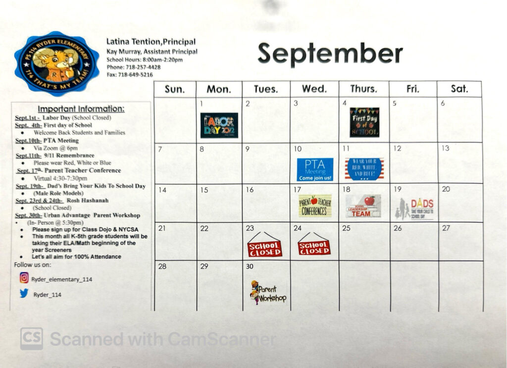 District Community Schools Calendar About Us Community School District 18