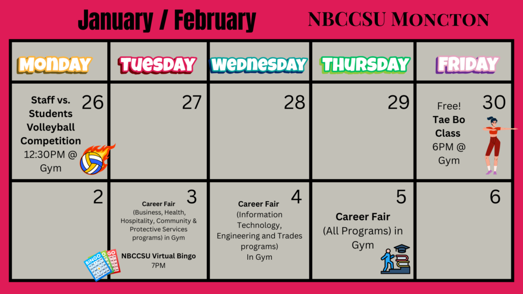Events NBCCSU