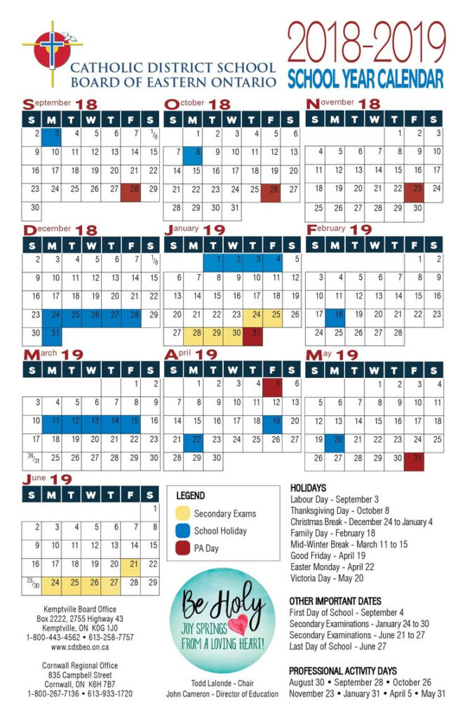 Exceptional School Calendar Orange County Printable Blank Calendar Template