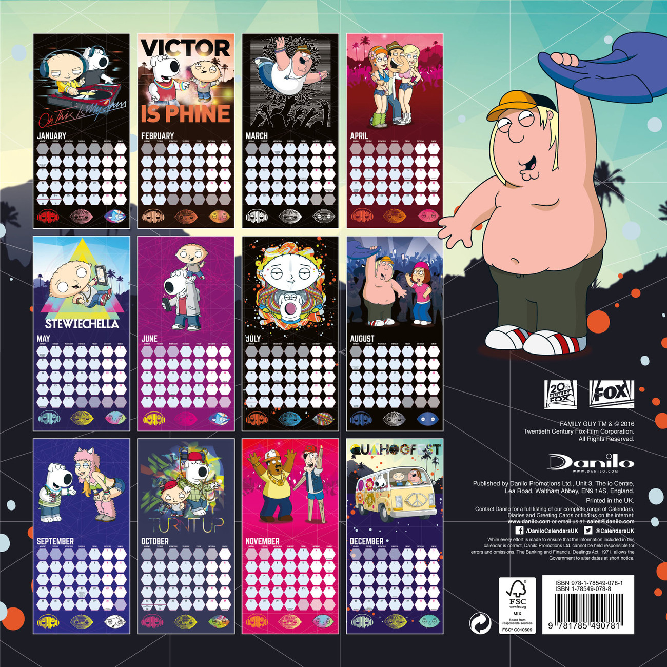 Family Guy Wall Calendars 2017 Buy At Abposters