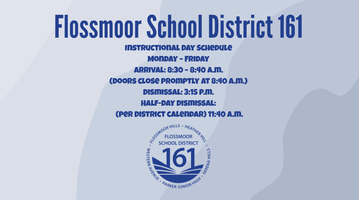 Flossmoor School District 161 K 5 Schedule Western Avenue Elementary