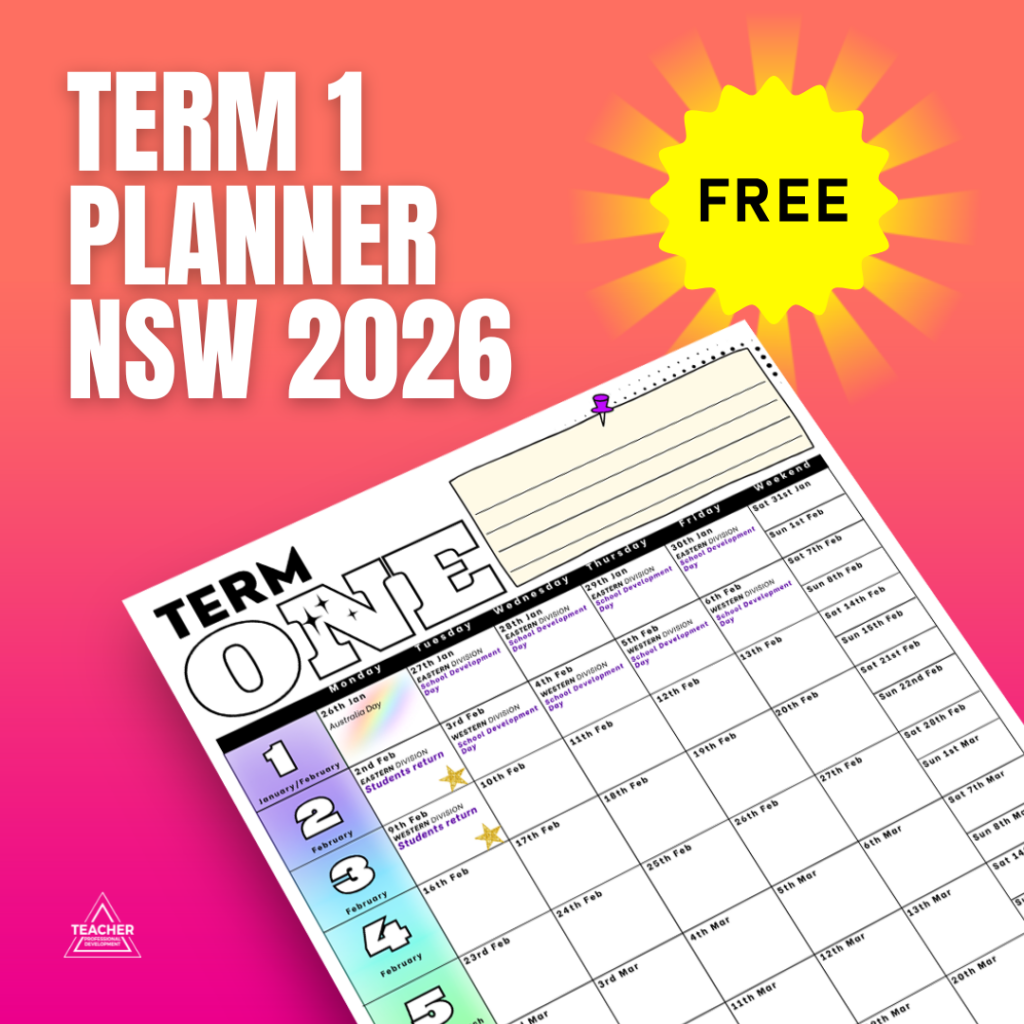 FREE NSW Term 1 School Planner 2026 Teaching Resource FREE NSW Term 1 School Planner 2026 Teaching Resource