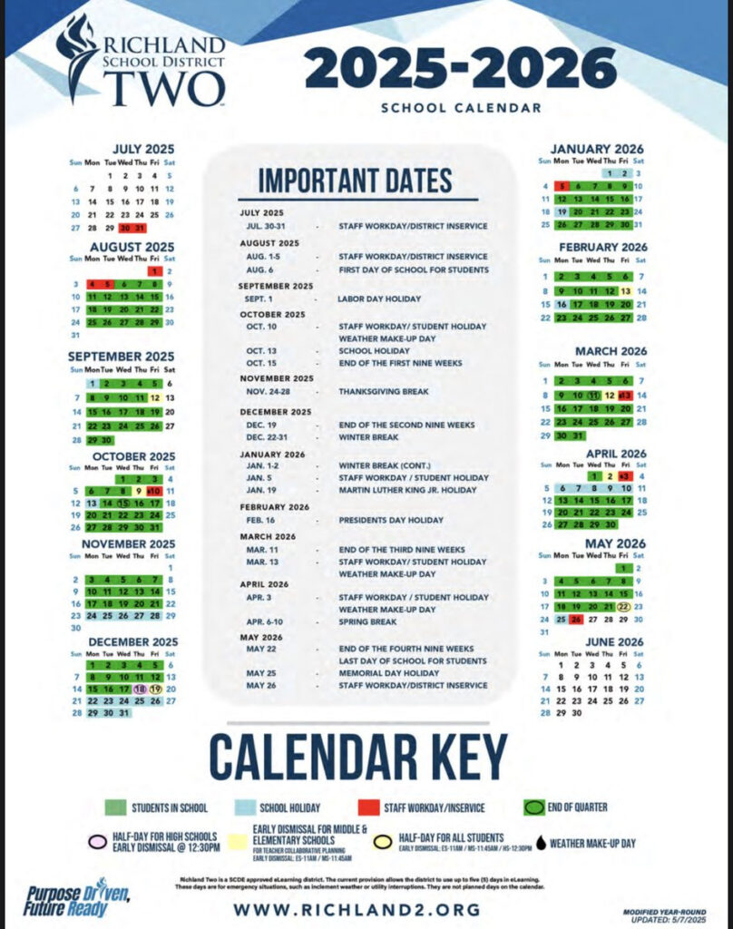 Happy 2026 RichlandTwo Students And Families Let s Finish The 2025 2026 Achieving Attendance Goals Check The School Calendars For Key Dates And Get Ready For An Incredible Year Of Discovery Happy 2026 RichlandTwo Students And Families Let s Finish The 2025 2026 Achieving Attendance Goals Check The School Calendars For Key Dates And Get Ready For An Incredible Year Of Discovery
