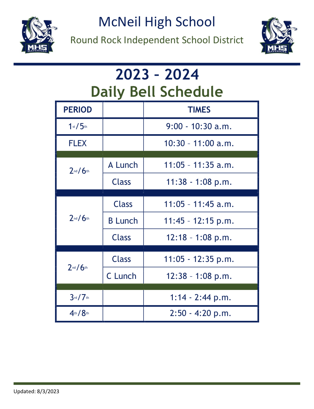 Home McNeil High School PTSA