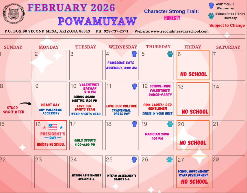 Home Second Mesa K 6