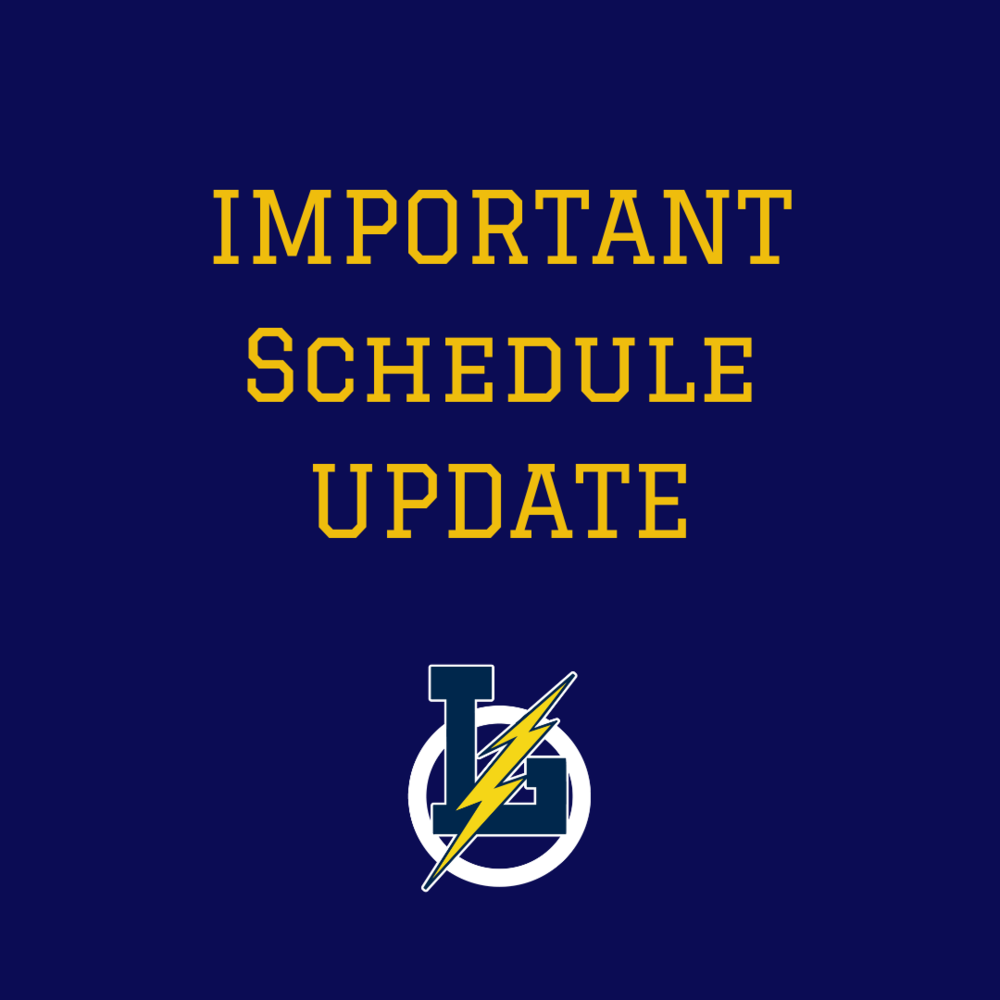 IMPORTANT Schedule Update For January 2025 Littlestown Area School District