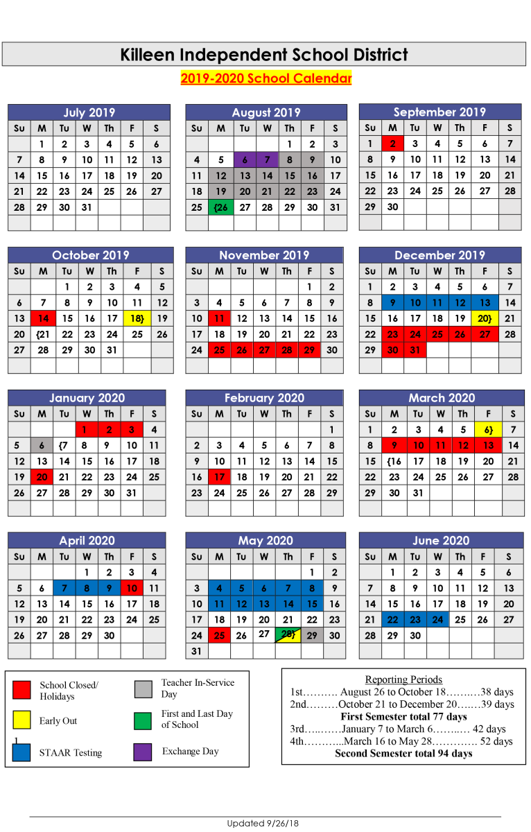 Killeen Isd Calendar 2425 Calendar Daily Organizer