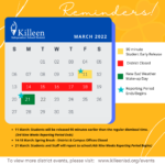 Killeen ISD Revises Academic Calendar Students To Attend School March 21