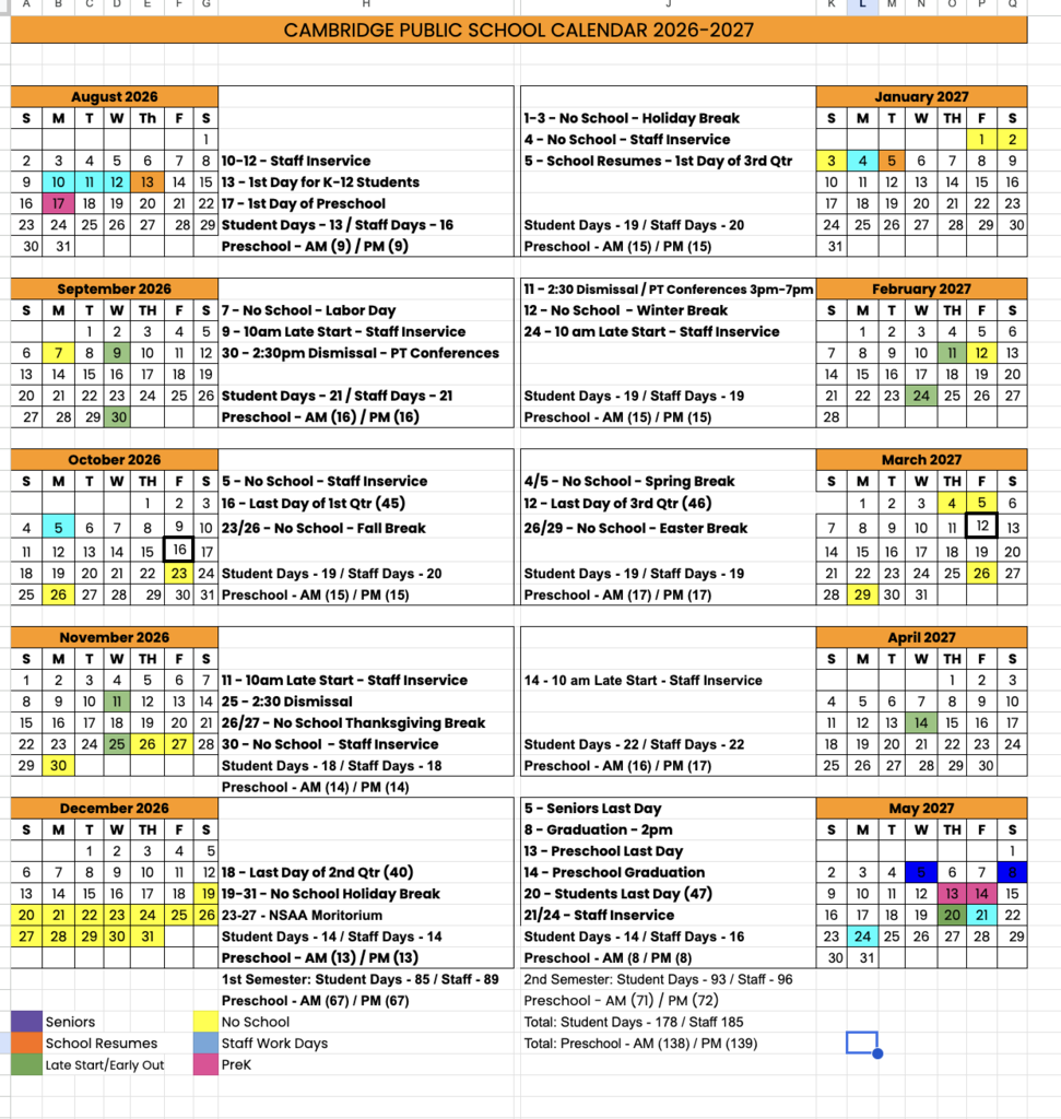 Live Feed Cambridge Public Schools