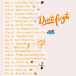National Days Calendar 2025 Fun Holidays 2025 Social Media Holidays 2025
