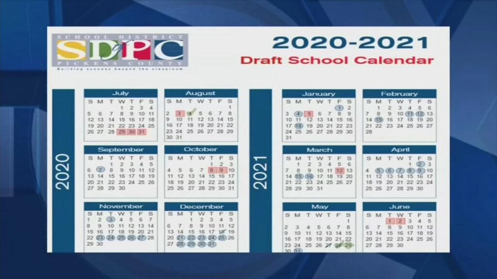 Pickens Co School Board To Vote On Proposed Calendar Changes YouTube