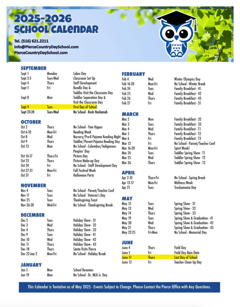 Pierce Parents Pierce Country Day School Nassau County NY