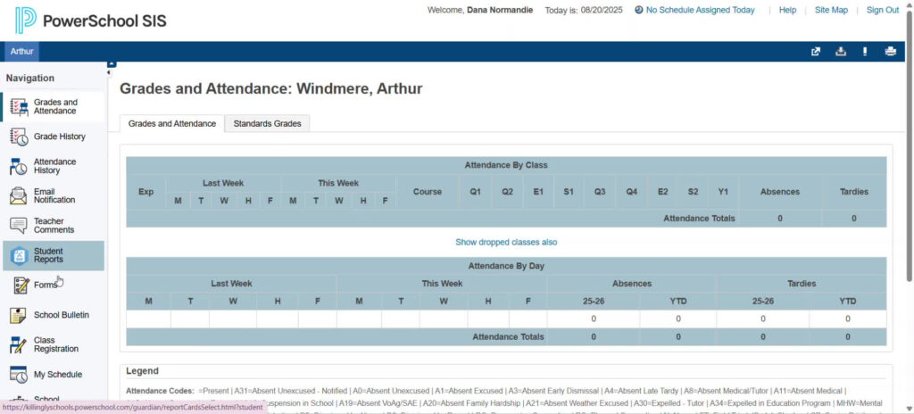 Powerschool For Parents Students Killingly Public Schools