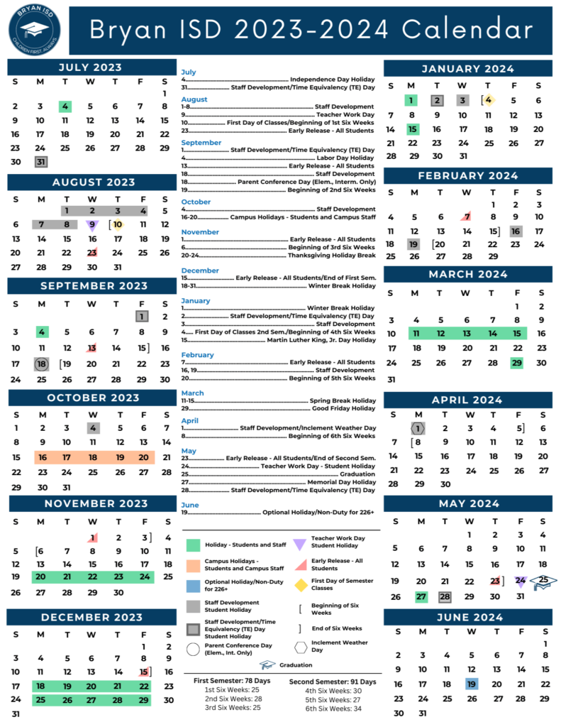 Prosper Isd 20252026 Calendar Productivity Calendar Template