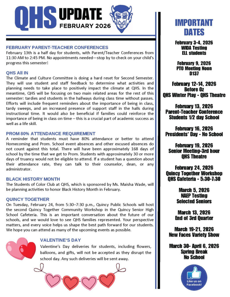 Quincy Senior High School Quincy Public Schools