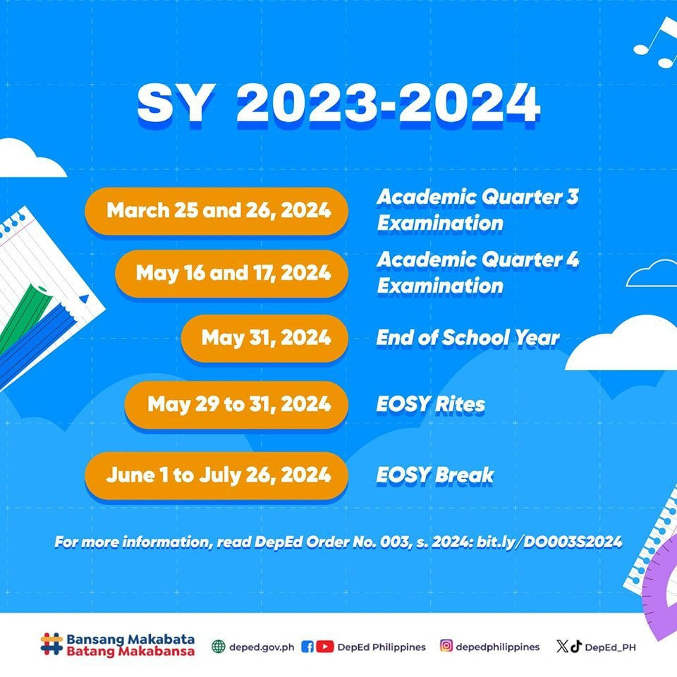 READ DepEd Amends School Calendar The Voice Newsweekly