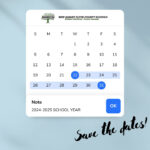Save The Dates The New 2024 2025 Calendar Has Been Released Check It Out Here Https t co 76iVUh96FZ NAFCSuccess