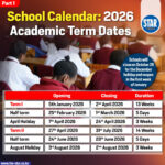 School Calendar 2026 Academic Term Dates
