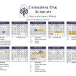 School Calendar Cathedral Oak Academy