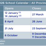 School Calendar Western Cape Government