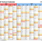 School Calendars 2026 2027 Free Printable PDF Templates