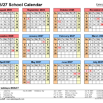 School Calendars 2026 2027 Free Printable Word Templates