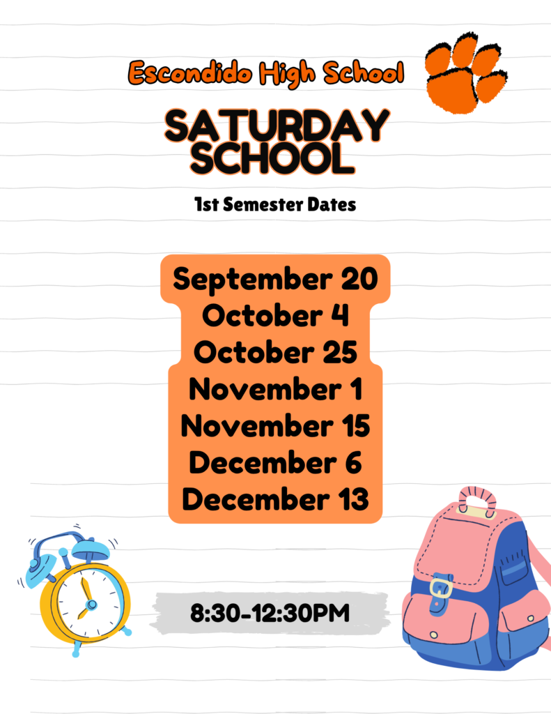 School Calendars And Bell Schedule School Calendar And Bell Schedule Escondido High School