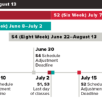 Summer 2026 Academic Calendar Office Of The Registrar SDSU