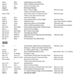 Svusd Calendar 25 26 Printable