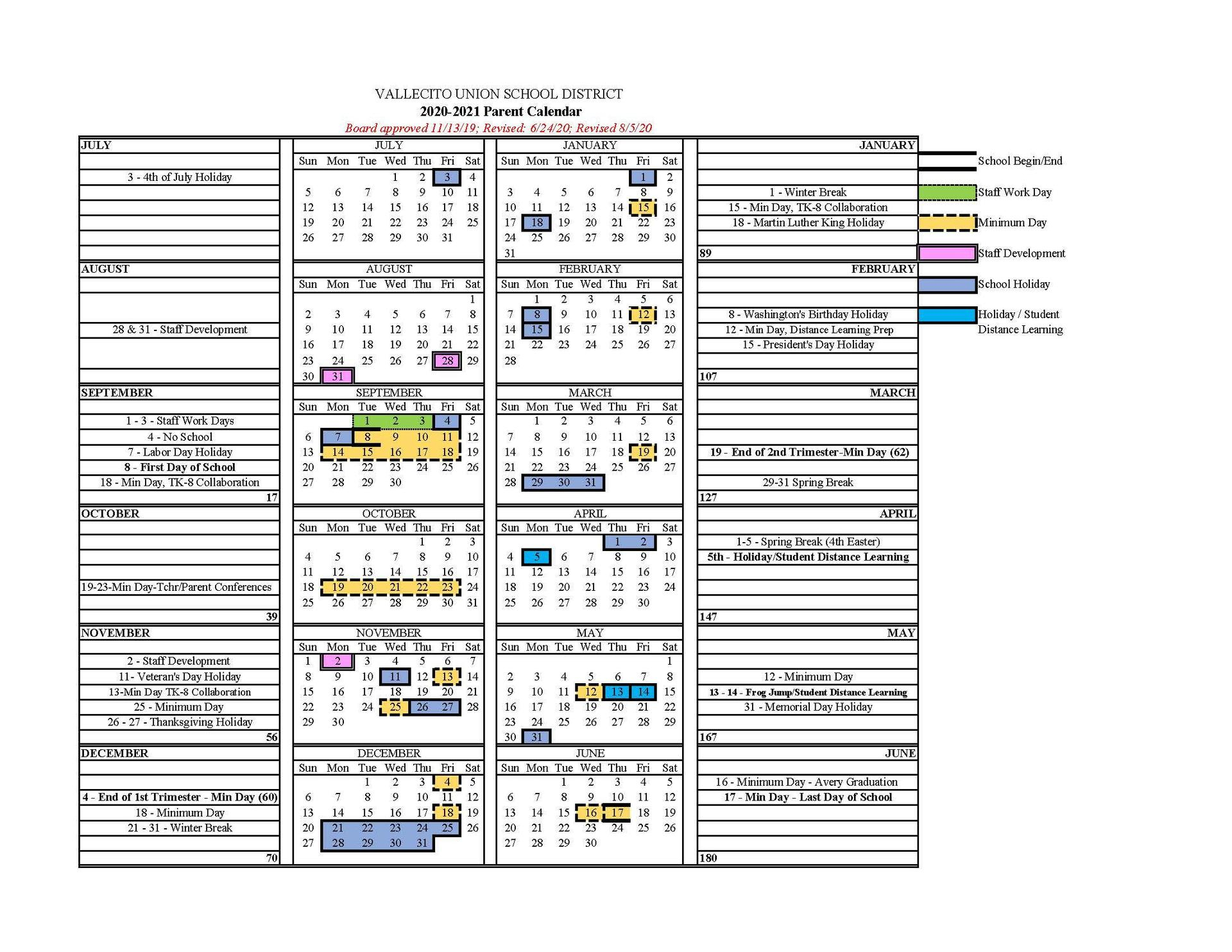 Sylvan Union Calendar Printable Study Planner