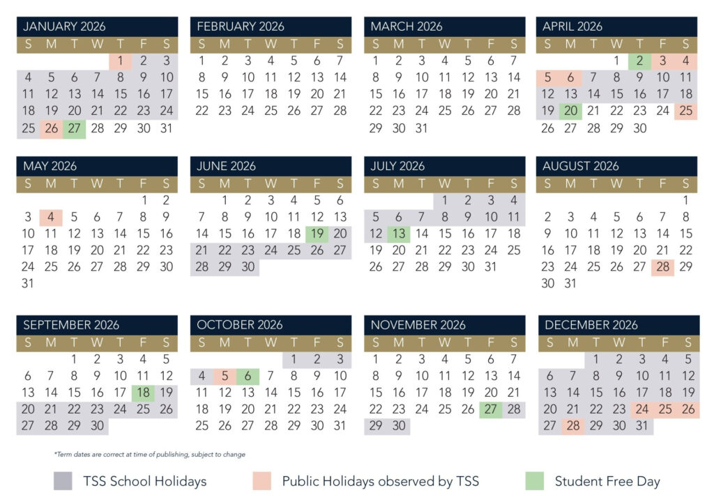 Term Dates And Calendars The Southport School