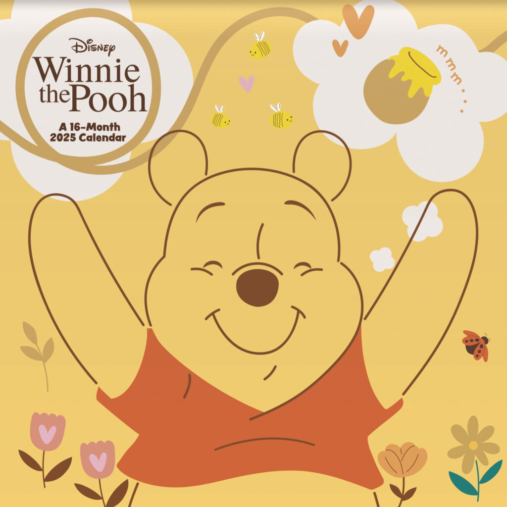 Trends International 2025 Disney Winnie The Pooh Wall Calendar Walmart