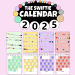 Tummy Control Shapewear Thong Taylor Swift 2025 Square Calendar Midnights Era Wall Calendar 60x30 Cm Yianna Fajas