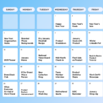 Your January 2025 Social Media Planner Plann By Linktree