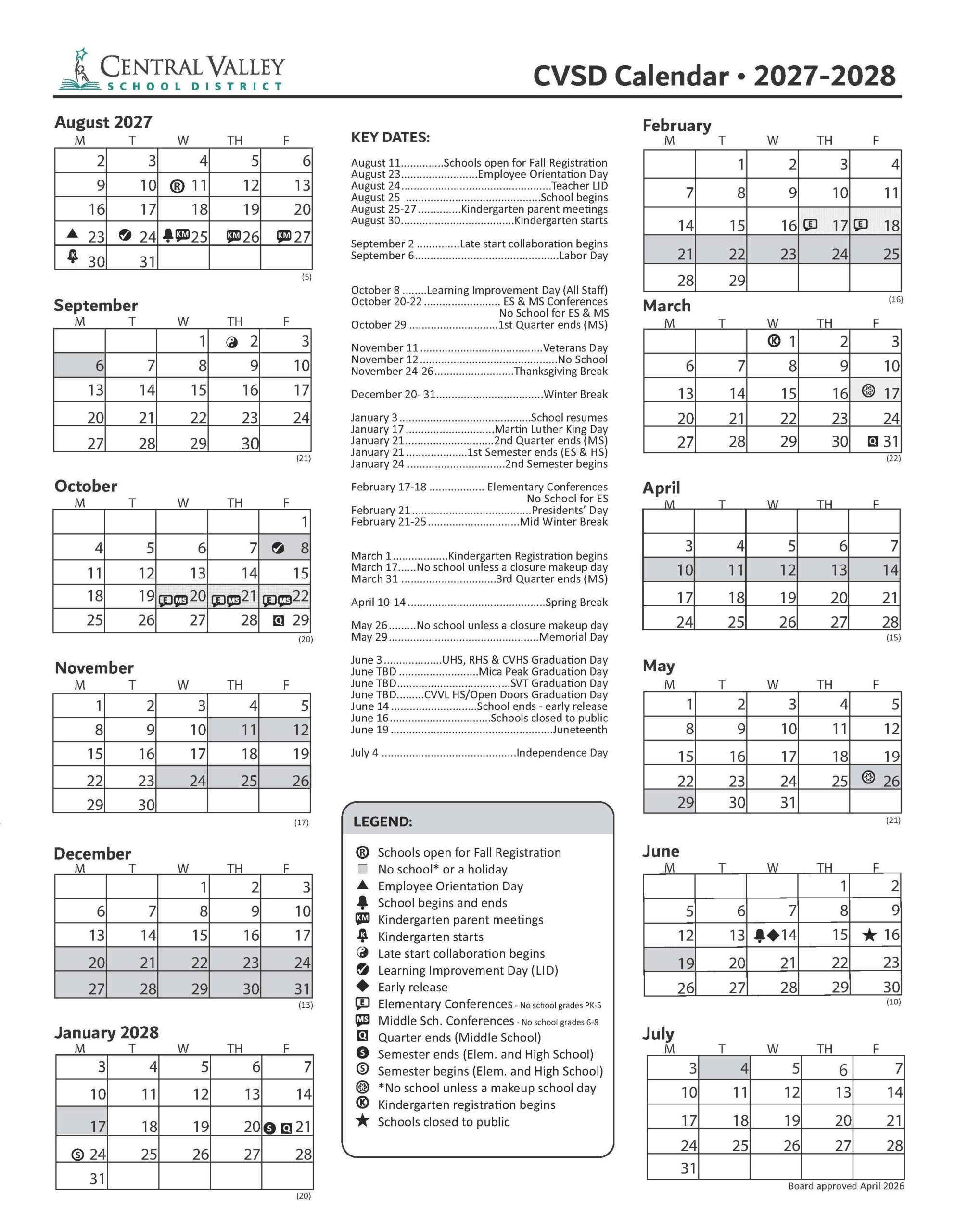 2027 2028DistrictCalendar