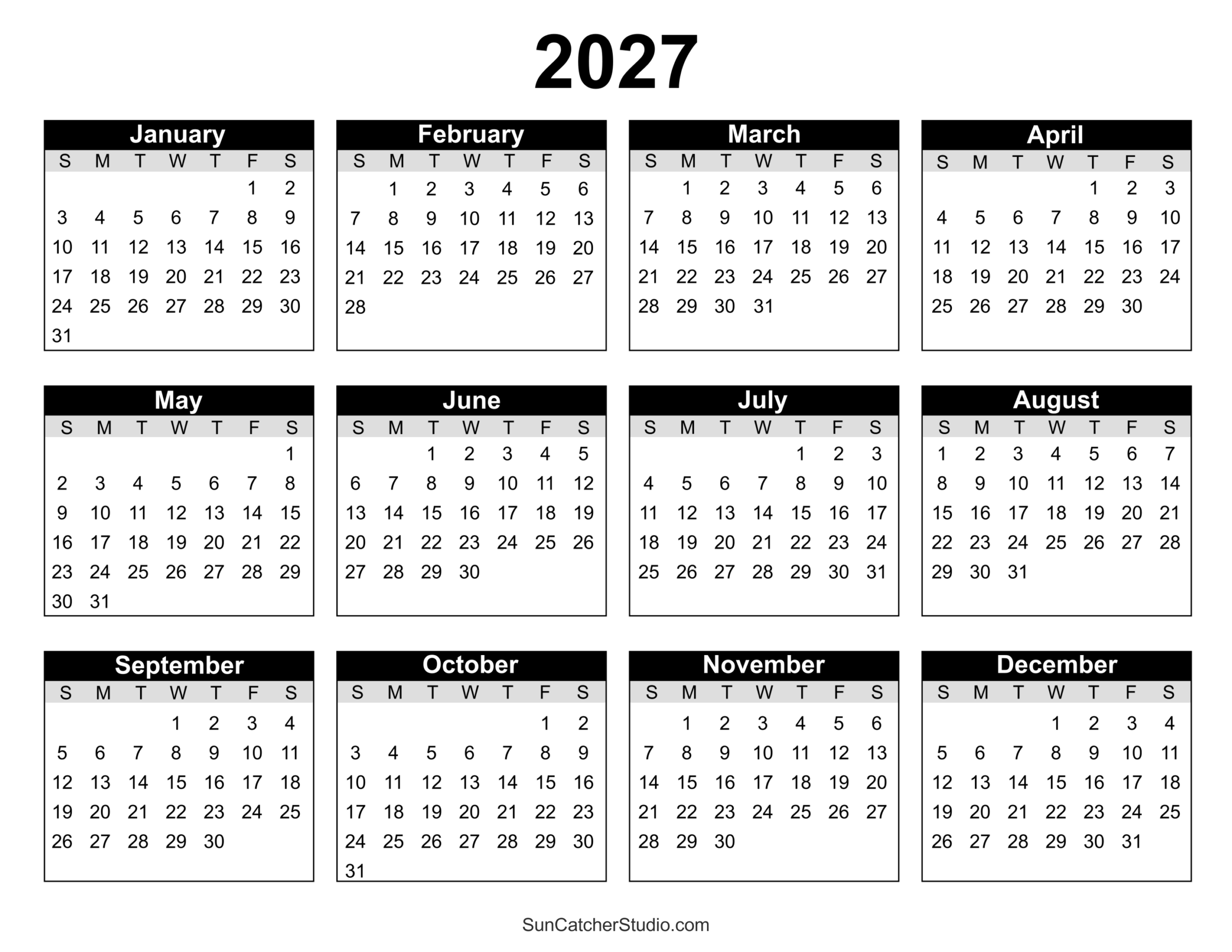 2027 Yearly