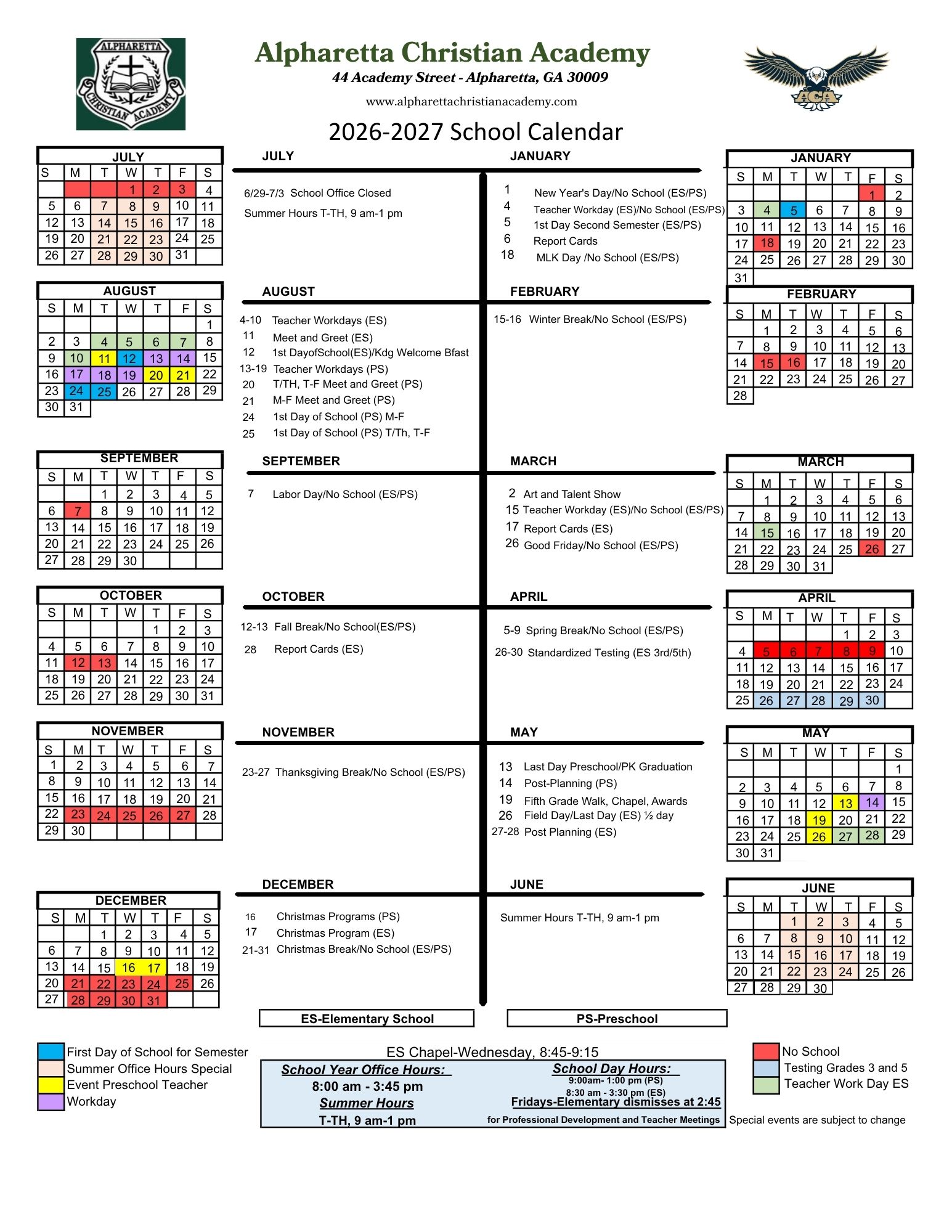 Calendar