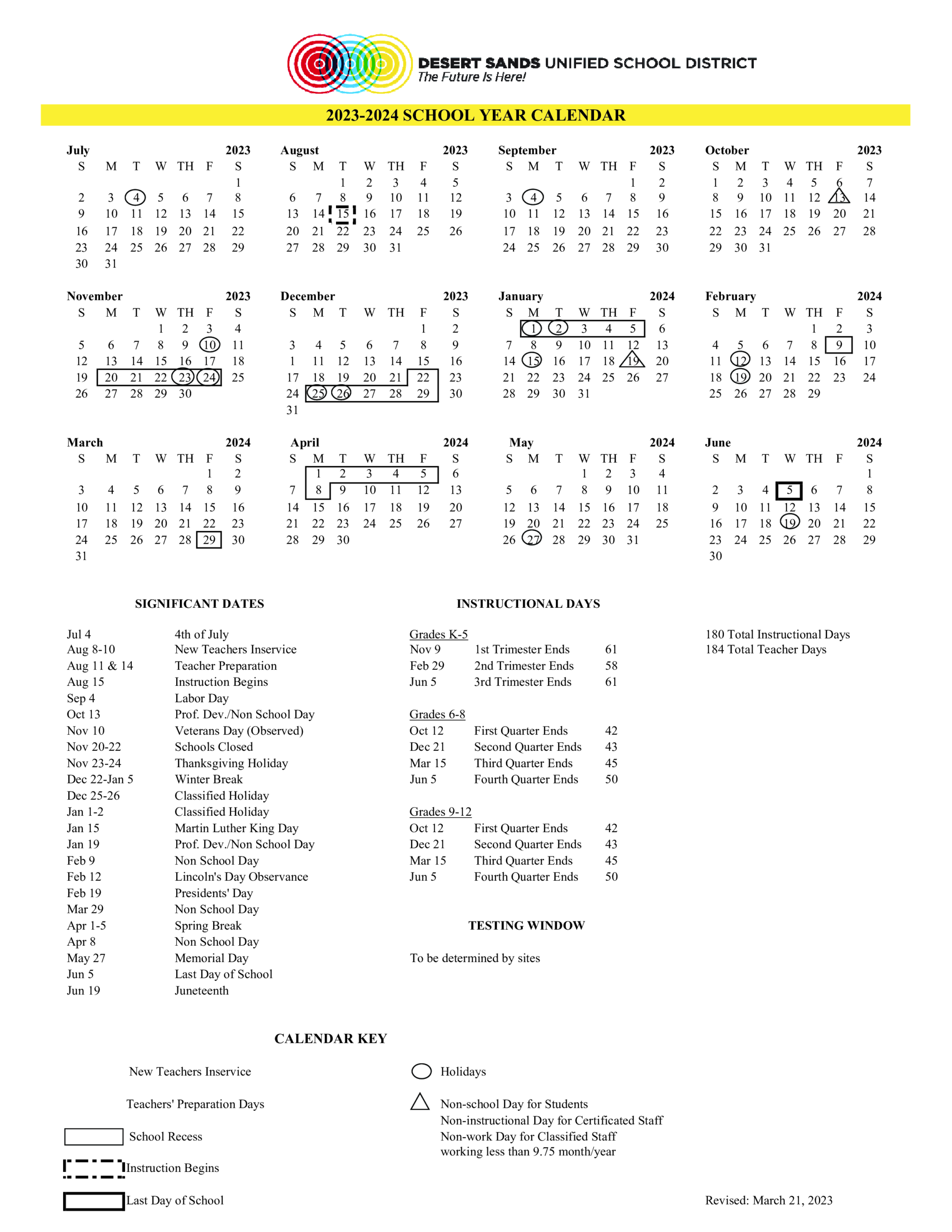 Dsusd Calendar 23 24