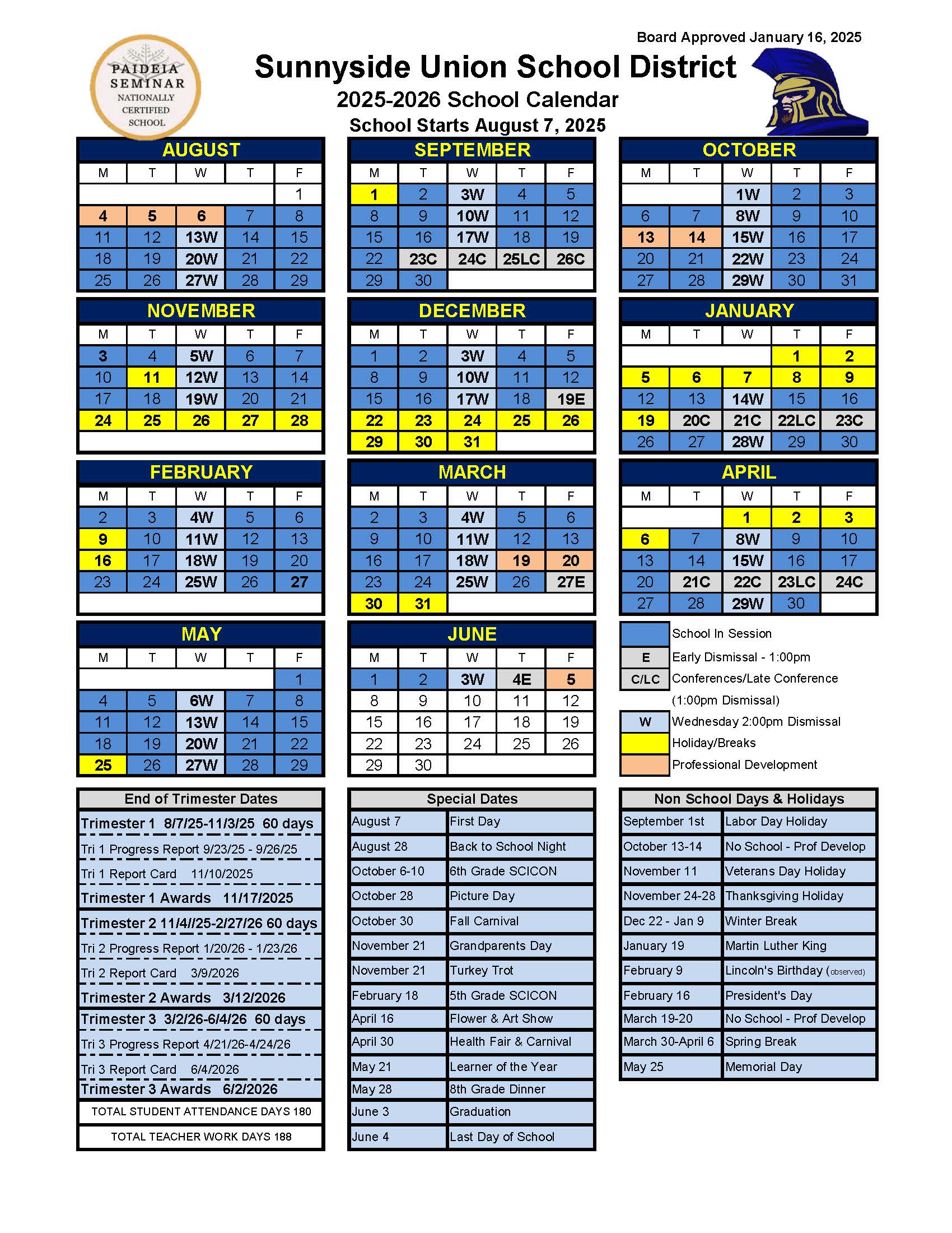 School Calendar