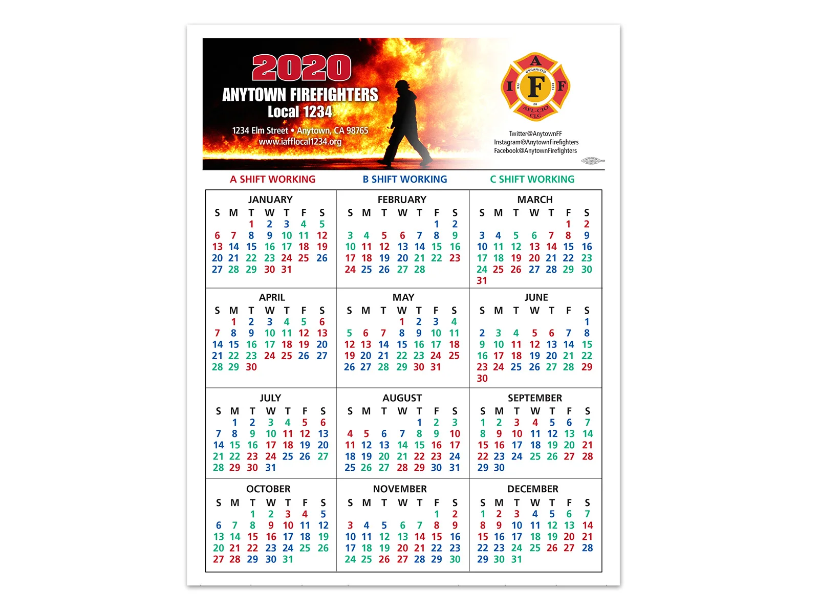 Shift Calendars